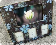Click here for the simple decoupage frame tutorial...