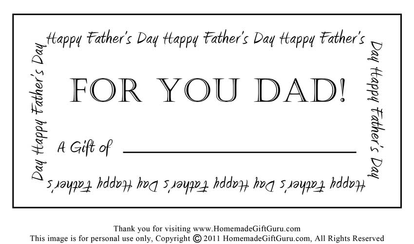 printable gift certificates
