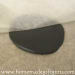Flattened polymer clay for Leo symbol art charm...