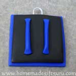 Pres pillars down gently and squish the ends slightly...