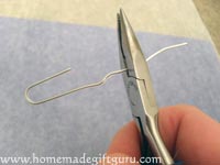 Create your own keychain hardware with a metal paper clip...