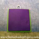 The base for your Aries symbol art charm is complete, apply gentle pressure to stick...