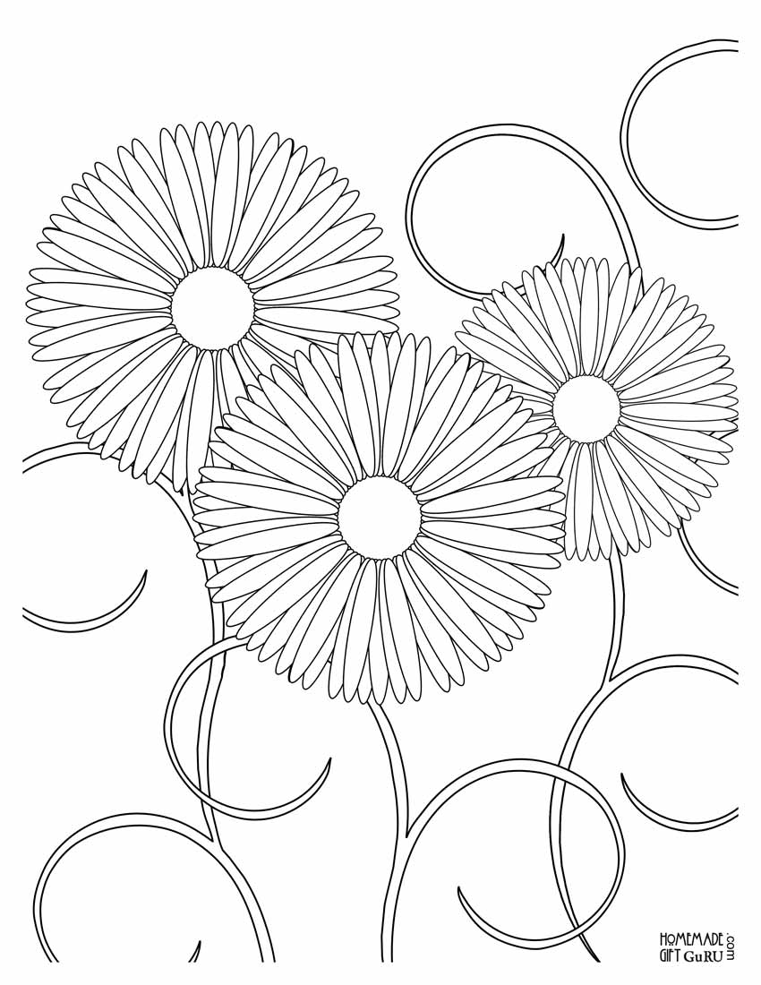 Related Pages Flower Coloring Page