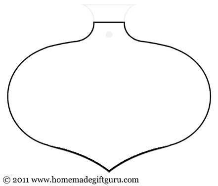 Free printable oval with point gift tag template. Enjoy!