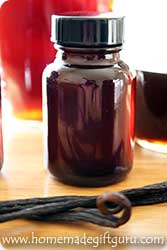 Homemade vanilla extract is another amazing homemade gift to give.