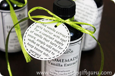 Print out these handy free printable tip tags for your everlasting vanilla gifts!