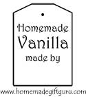 Free printable homemade vanilla gift tags