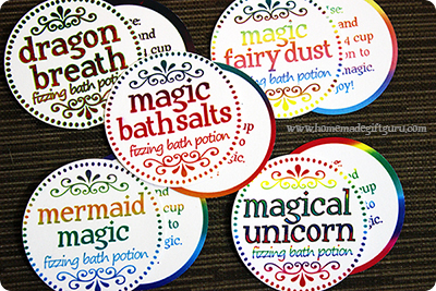 Free fantasy magic printables! If you know someone big or small who loves mythical creatures this may just be the next little unique homemade gift idea to add to your plans.