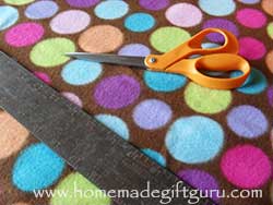 You don't need much to make your own fleece pillow... just fleece, scissors, ruler and filling. Learn more here.