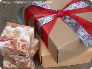 How to make simple and easy Origami gift bag - Paper gift box