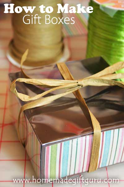 Learn how to Make Boxes for both your homemade food gifts and handmade gift treasures!