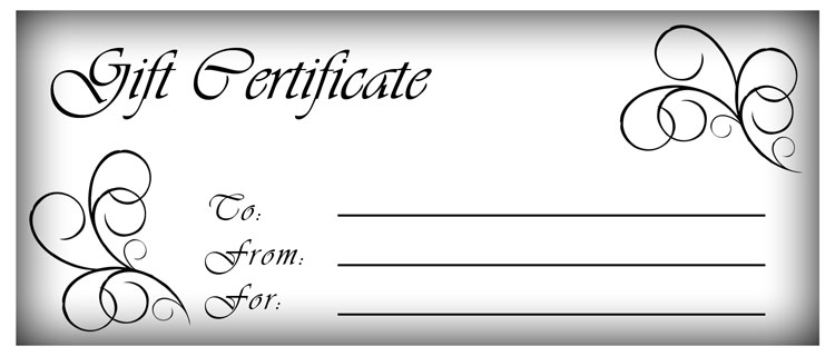 How To Make A Gift Certificate Free