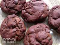 I highly recommend this delicious gift in a jar recipe for rich, buttery, chewy chocolate chocolate cookies!
