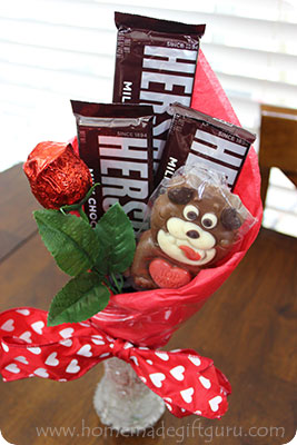 HOW TO MAKE DIY CHOCOLATE BOUQUET IN BASKET / SIMPLE IDEA FOR