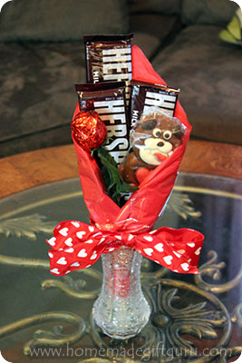 Cute chocolate bouquet