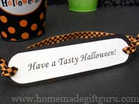 This Halloween printable reads, Have a Tasty Halloween!