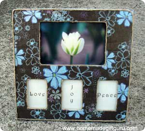 Simple Decoupage Frame