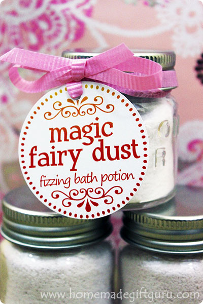 The fairies were kind enough to share their sweet smelling bath salt recipe with me, so now we can all take pink fairy dust baths. Fairy dust baths infuse our lives with happiness, joy and giggles.