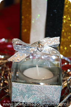 Learn how to make a tall elegant clear lid to show of your handmade gift!